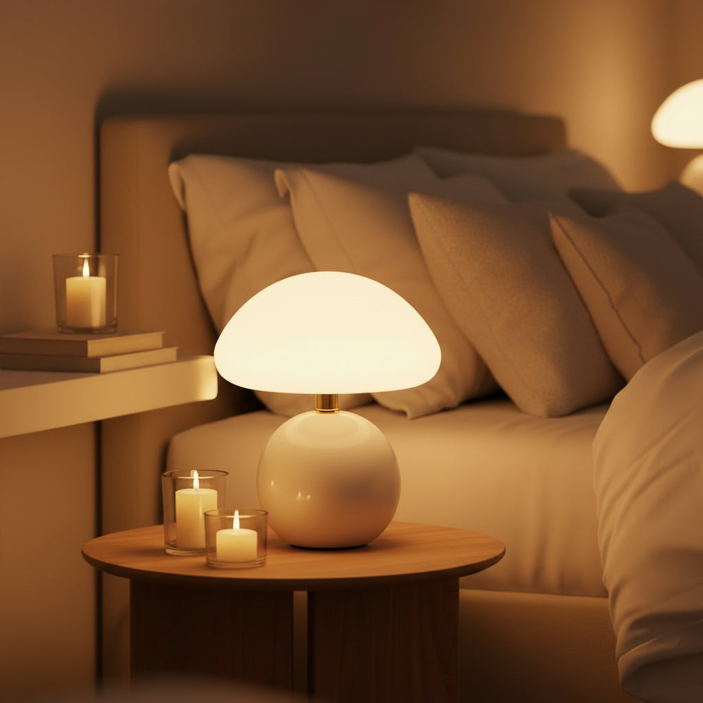 Chicmushroom Unieke Paddenstoel Lamp - Een Frans Geïnspireerd Statement Stuk