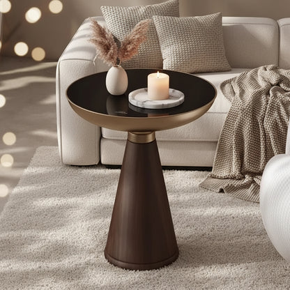 Solvaynne - Nordic Ronde Houten Salontafel Luxe Design