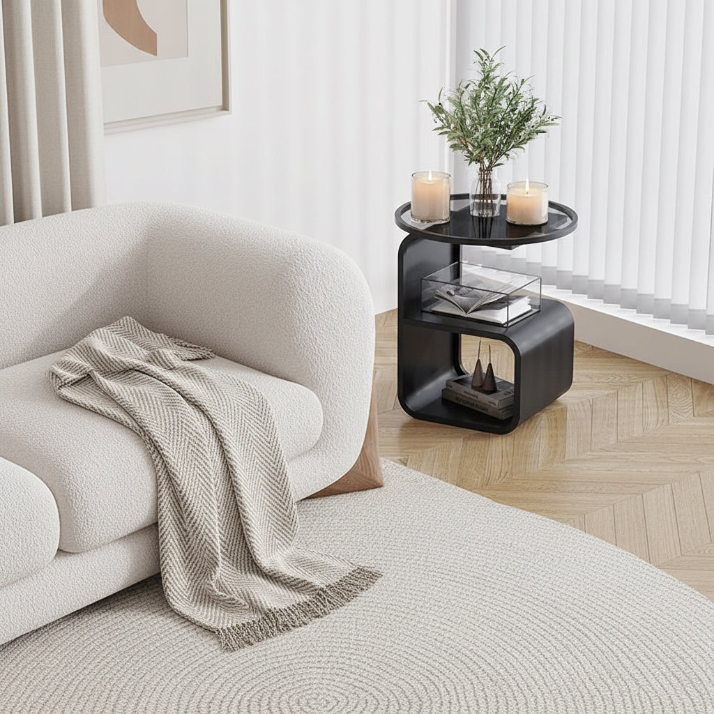 Moderne Ronde Bijzettafel Voor Een Stijlvol & Functioneel Interieur