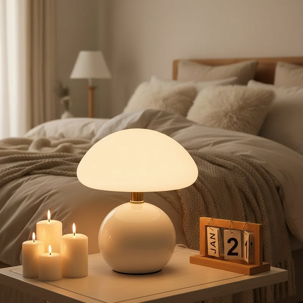 Chicmushroom Unieke Paddenstoel Lamp - Een Frans Geïnspireerd Statement Stuk