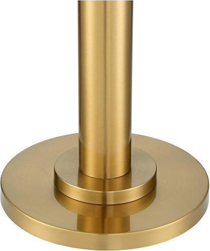 Possini Euro Design Granview Modern Glam Torchiere Floor Lamp Standing LED 70" Tall Antique Brass Gold Metal Column Frosted Glass Shade Decor for Living Room Reading House Bedroom Home Office
