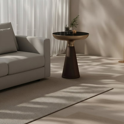 Solvaynne - Nordic Ronde Houten Salontafel Luxe Design
