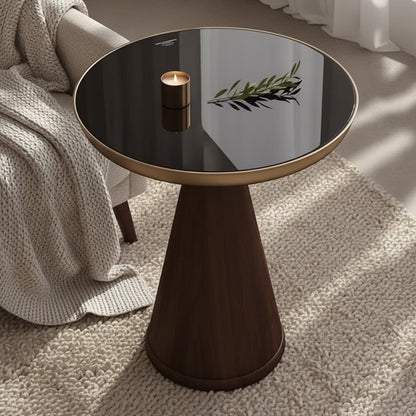 Solvaynne - Nordic Ronde Houten Salontafel Luxe Design